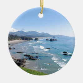 Adorno De Cerámica Costa de Oregon