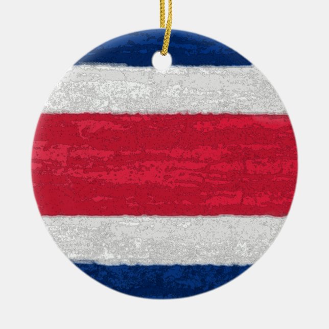 Adorno De Cerámica Costa Rica (Frente)