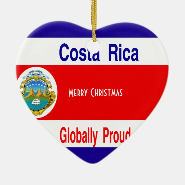 Adorno De Cerámica Costa Rica (Frente)