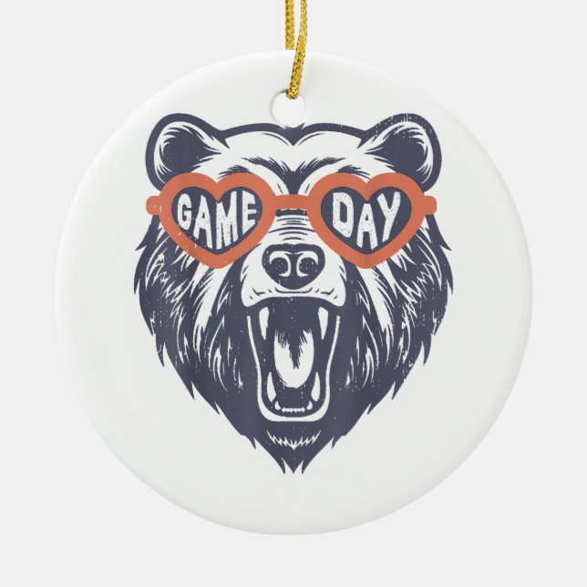 Adorno De Cerámica Coste del día de juego (Frente)