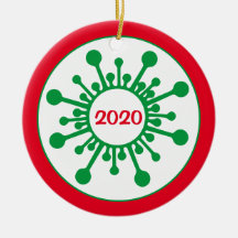 Covid Ornament - The Year We All Stayed Home 2020