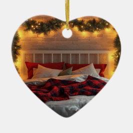 Adorno De Cerámica Cozy Christmas Bedroom Ornament | Warm Holiday