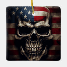 Cráneo de Bandera Americana