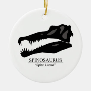 Adorno De Cerámica Cráneo de Spinosaurus