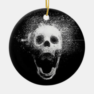 Adorno De Cerámica cráneo muerto