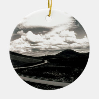 Adorno De Cerámica Cráteres del camino de la escena de la luna