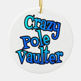 Adorno De Cerámica Crazy Pole Vaulter