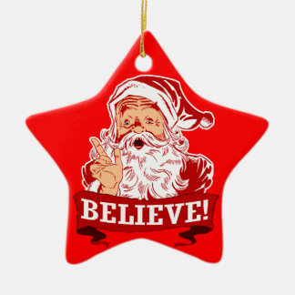Adorno De Cerámica Crea en Papá Noel
