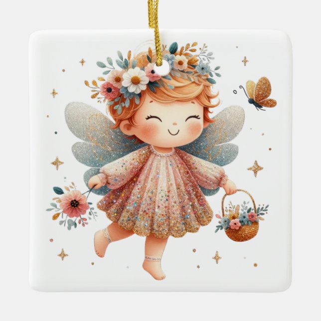 Adorno De Cerámica Crea tu propio ángel de maricas (Anverso)