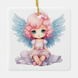 Adorno De Cerámica Crea tu propio Angel de Navidades dulces