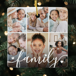 Adorno De Cerámica Crea tu propio collage de fotos familiares