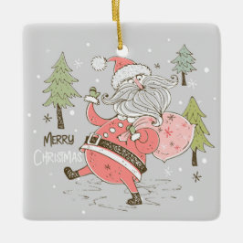 Adorno De Cerámica Crea tu propio Santa Claus tonto