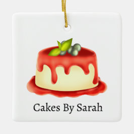 Adorno De Cerámica Creamy Panna Cotta