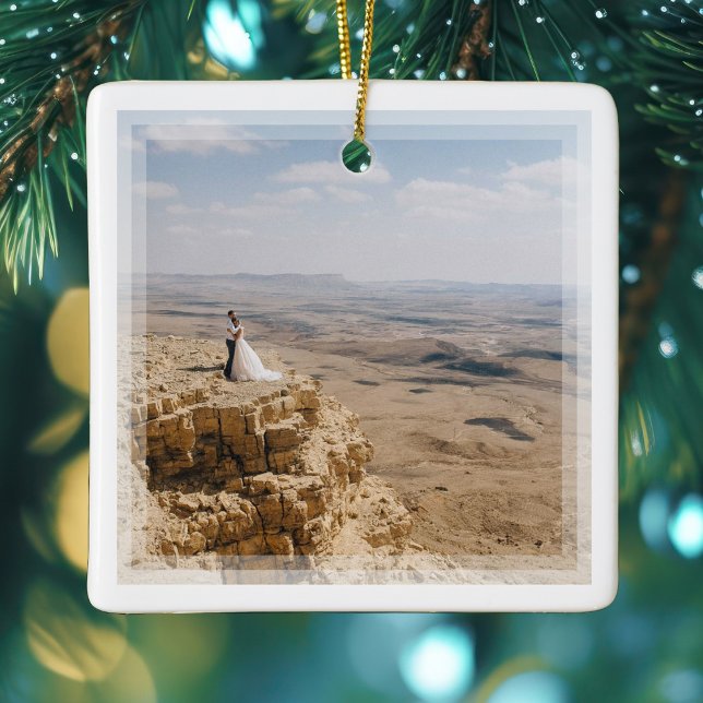 Adorno De Cerámica Crear su propia foto de Boda memorable Personaliza (Subido por el creador)