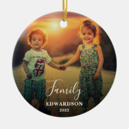 Adorno De Cerámica Crear su propia foto familiar de vacaciones