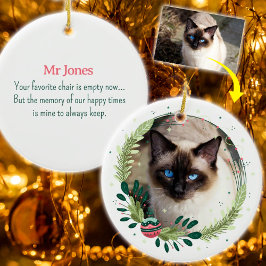 Adorno De Cerámica Crear su propio memorial de gatos para Navidades