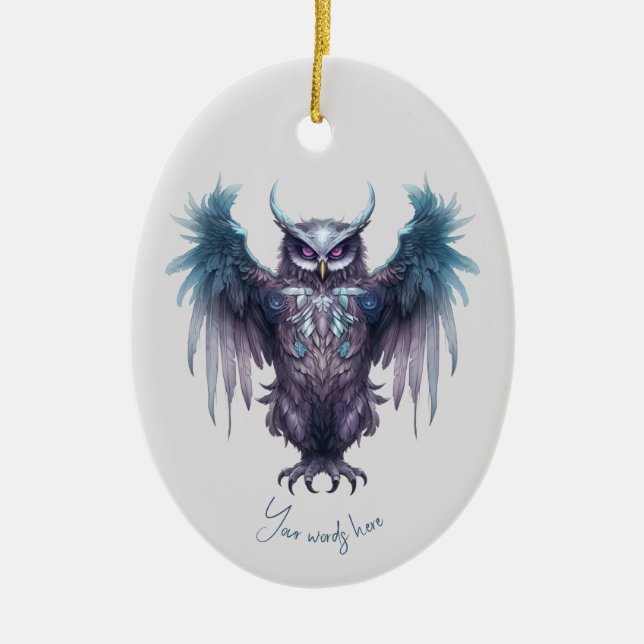 Adorno De Cerámica Crear tu propia púrpura mística (Frente)