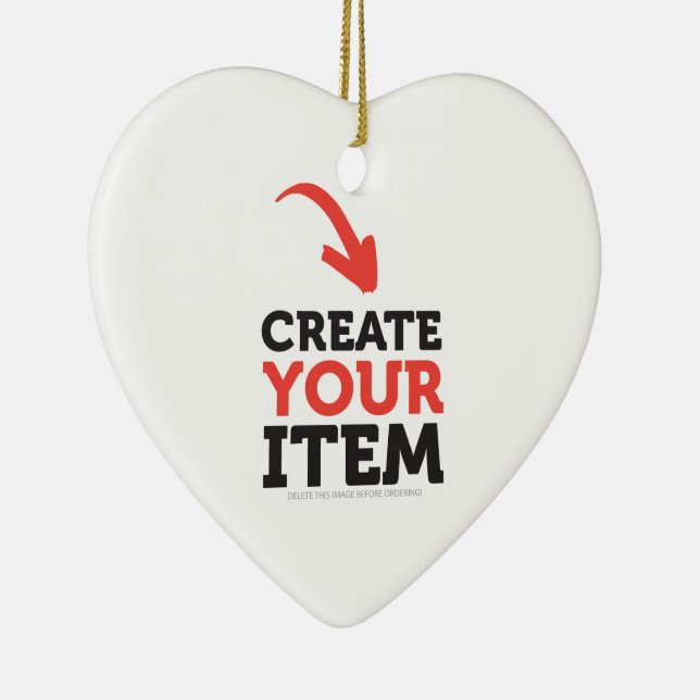 Adorno De Cerámica CREATE-TU-Personalizado DIY sube tu diseño (Derecha)