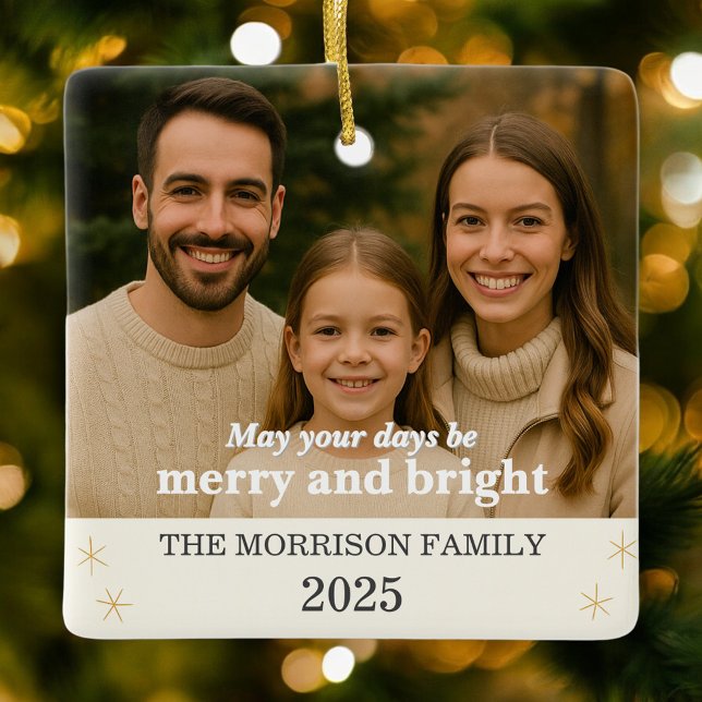 Adorno De Cerámica Create Your Own Family Photo (Subido por el creador)