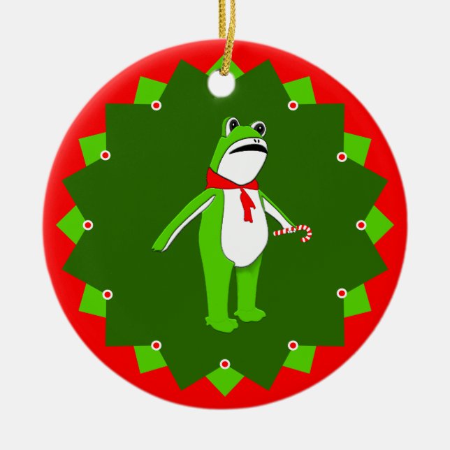 Adorno De Cerámica Creative Christmas 2025 Holiday Gift (Frente)