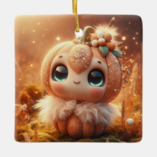 Adorno De Cerámica Creatividad de calabaza