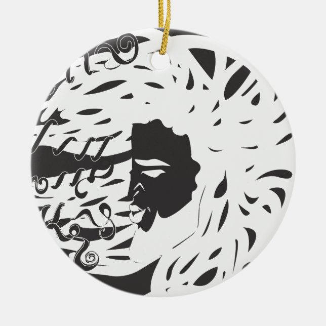 Adorno De Cerámica Crecimiento y armonía (Frente)