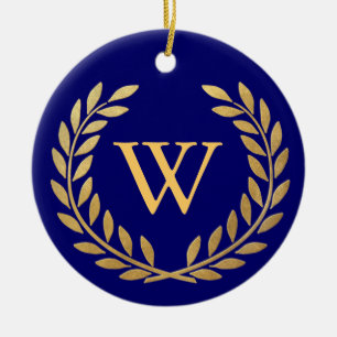 Adorno De Cerámica Cree su monograma decorativo