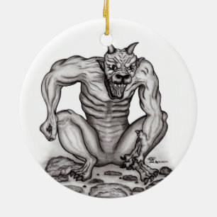 Adorno De Cerámica Criaturas mixtas - Trola, Golem y Diablo