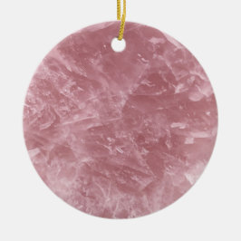 Adorno De Cerámica Cristal de cuarzo rosa rosa rosa de bebé elegante