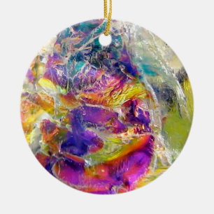 Adorno De Cerámica Cristal de la aureola de Falln