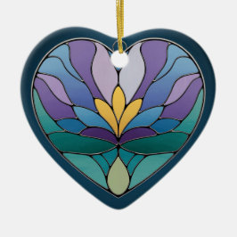 Adorno De Cerámica Cristal manchado, Glass esmerilado abstracto de fl