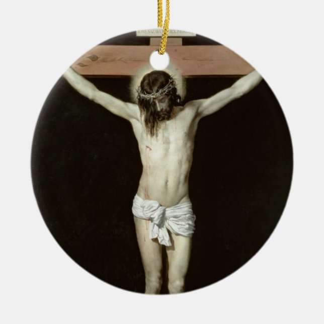 Adorno De Cerámica Cristo en la cruz, c.1630 (Frente)