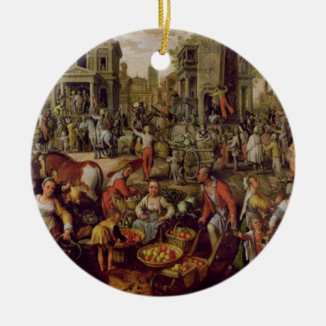 Adorno De Cerámica Cristo exhibió a la gente (Frente)