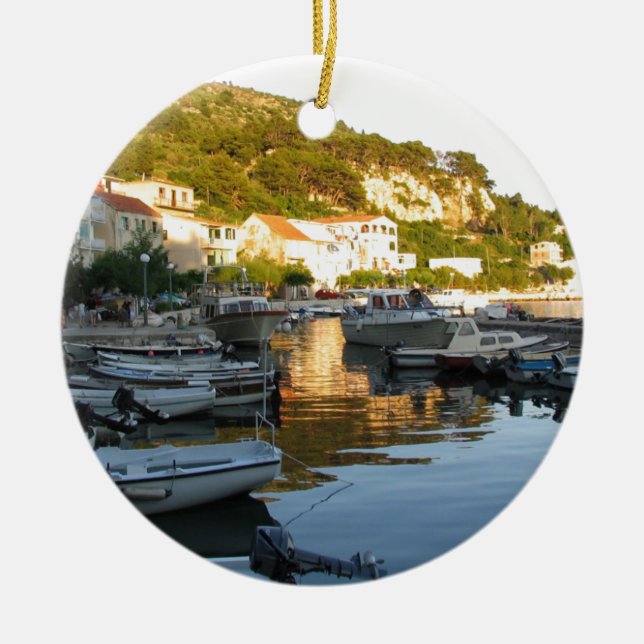 Adorno De Cerámica Croacia (Frente)