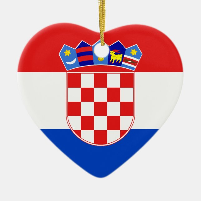 Adorno De Cerámica Croacia, Croacia (Frente)