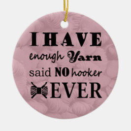 Adorno De Cerámica Crochet - Yarn Hoarder Crafts