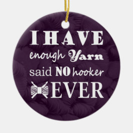 Adorno De Cerámica Crochet - Yarn Hoarder Crafts