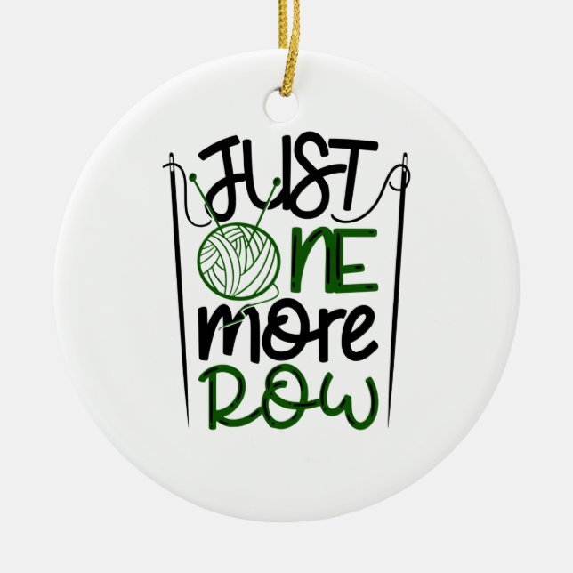 Adorno De Cerámica Crocheting (Frente)