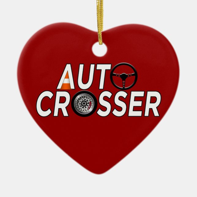 Adorno De Cerámica Crosser auto (Frente)