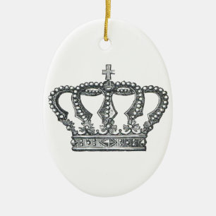 Adorno De Cerámica Crown de rey