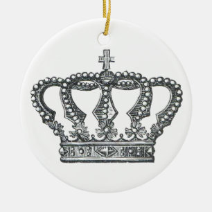 Adorno De Cerámica Crown de rey