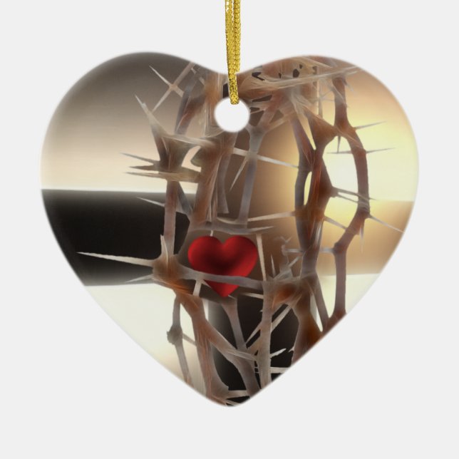 Adorno De Cerámica Crown-of-Thorns (Frente)