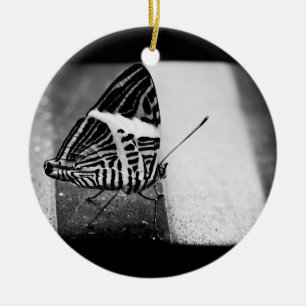 Adorno De Cerámica cruce de mariposa