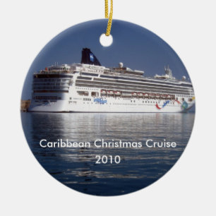 Adorno De Cerámica Crucero de Navidades del Caribe, 2010