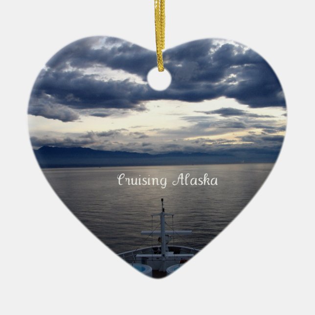 Adorno De Cerámica Cruise Alaska (Frente)