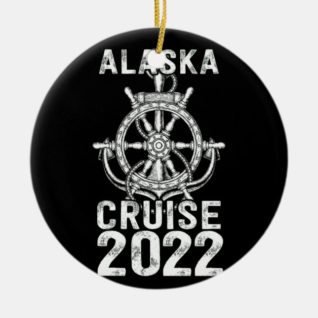 Adorno De Cerámica Cruise Alaska 2022 Hooded (Frente)