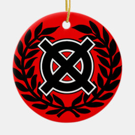 Adorno De Cerámica Cruz Celta