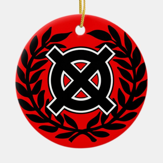 Adorno De Cerámica Cruz Celta (Frente)