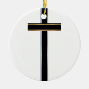 Adorno De Cerámica Cruz cristiana