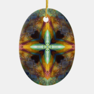 Adorno De Cerámica Cruz de Altar